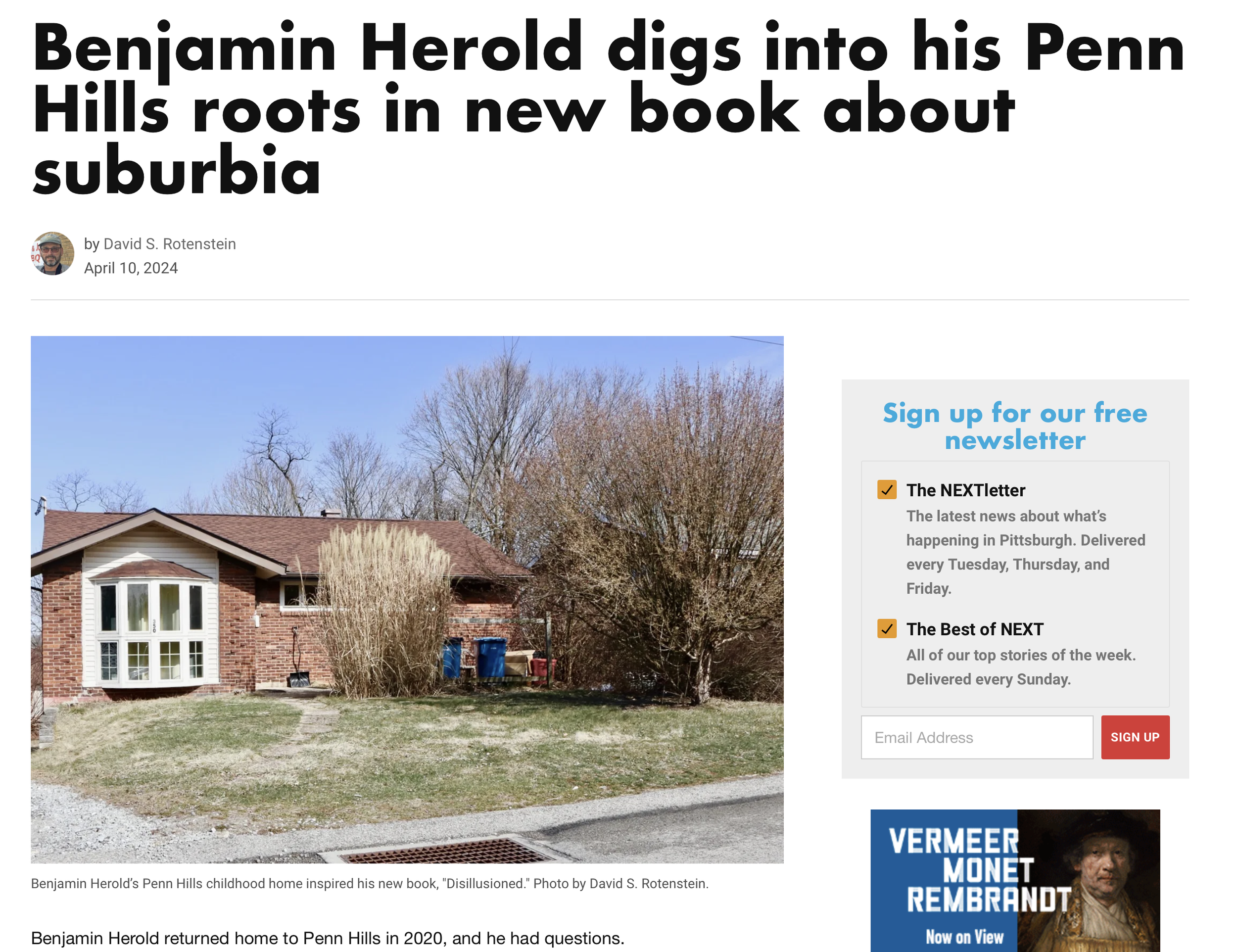 NEXT Pittsburgh article covering Pgh Book Fest, then called the Greater Pittsburgh Festival of Books
