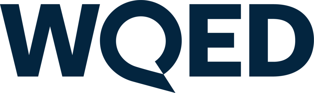 Logo for WQED, a sponsor of Pgh Book Fest