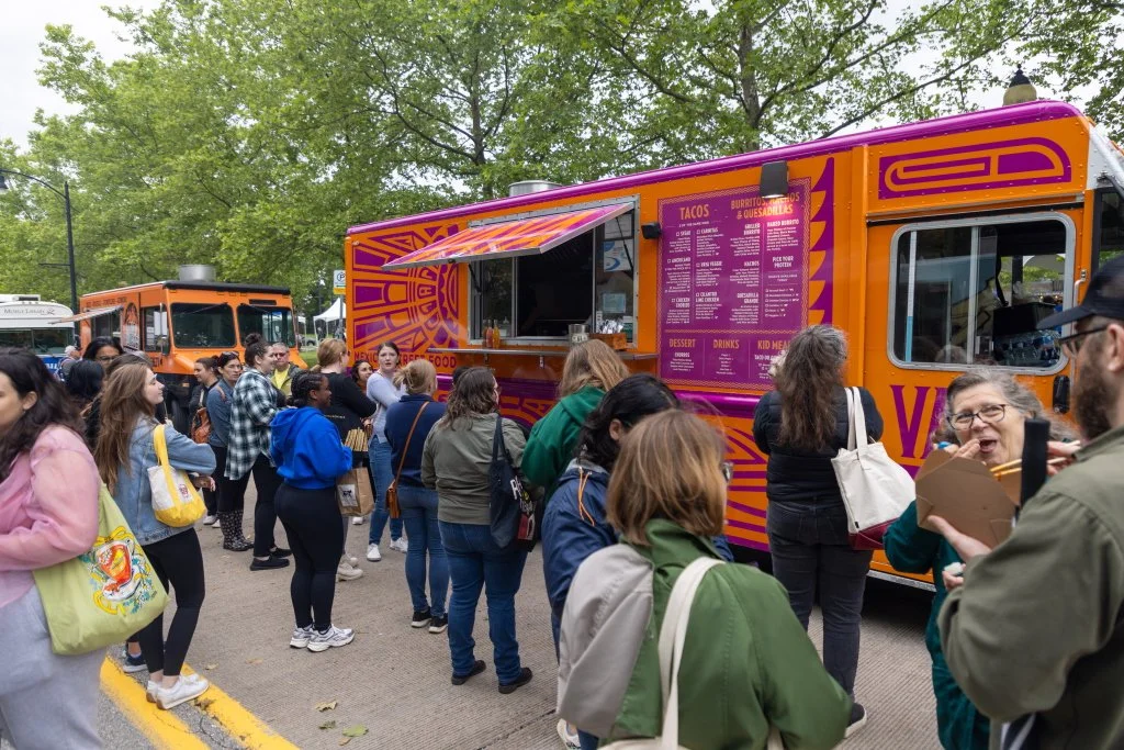 A food truck at the festival