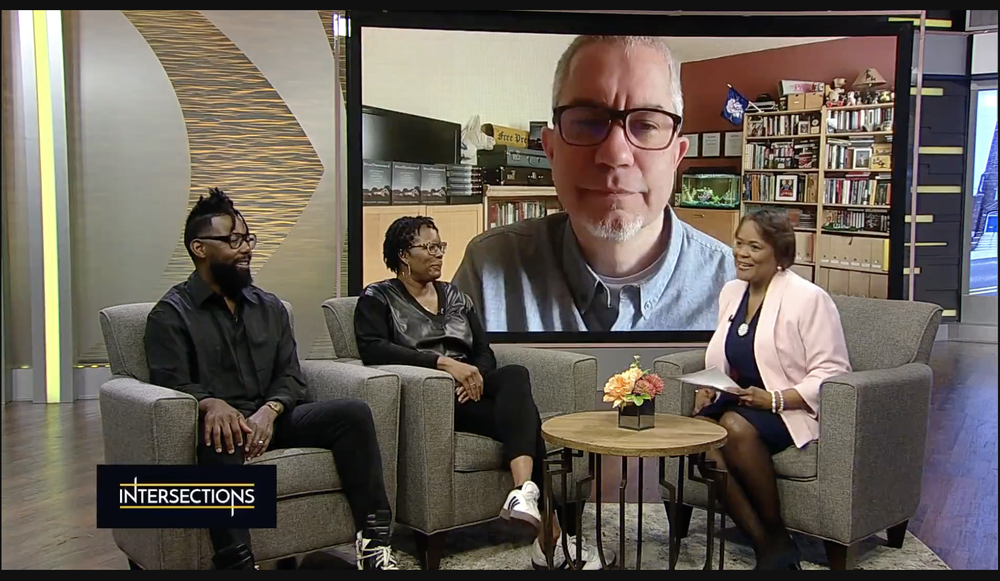 CBS Pittsburgh Intersections show discussing the Pgh Book Fest