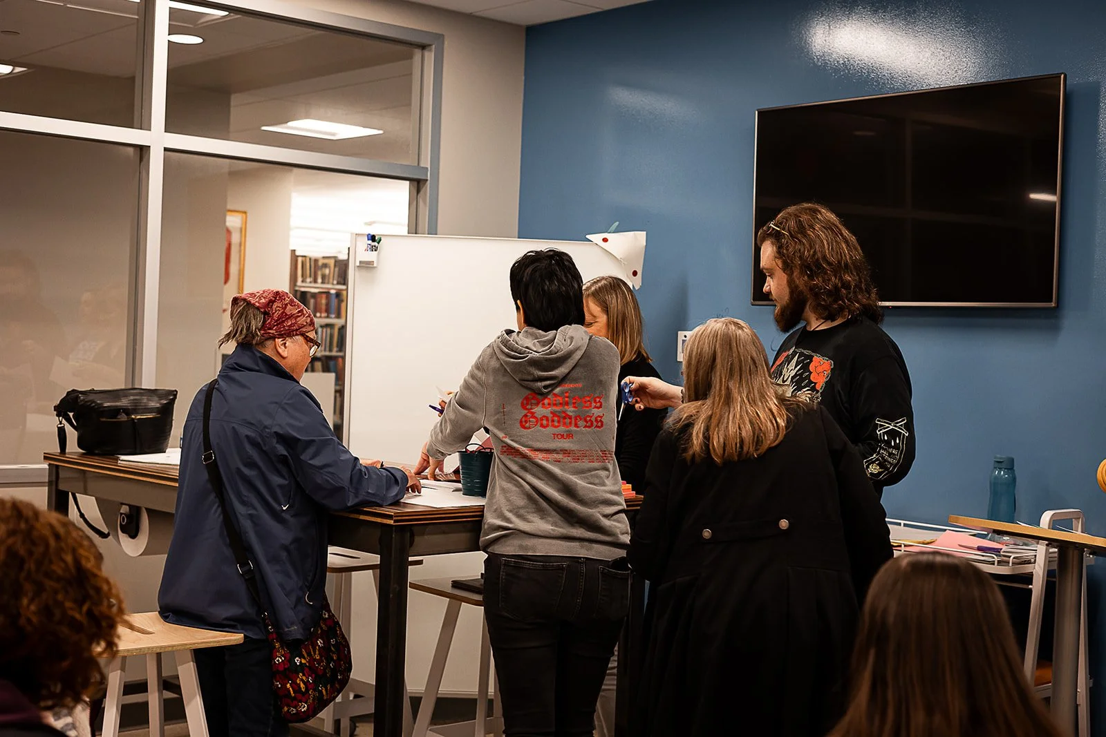 Small group workshop at the Pittsburgh Book Festival